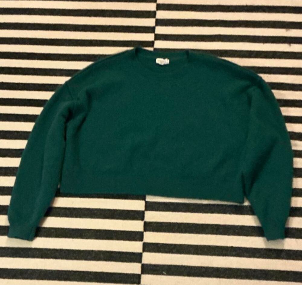 Pilcro Alani 100% Cashmere Mock-Neck Sweater